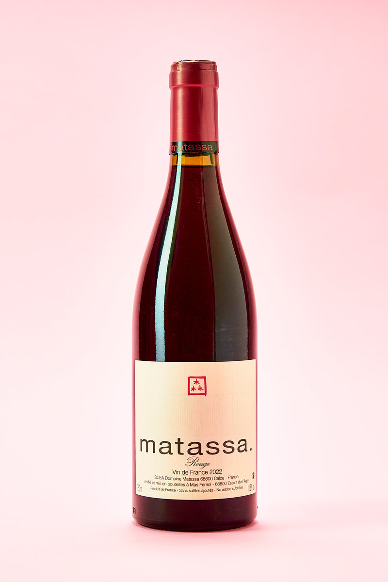 Domaine Matassa - Tom Lubbe - Rouge 2022 - Roussillon - Vin nature
