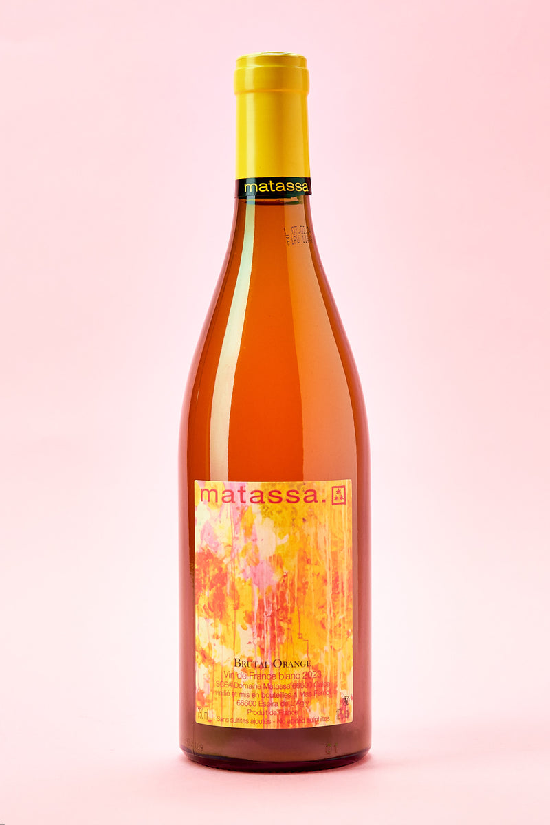 Domaine Matassa - Tom Lubbe - Brutal Orange 2023 - Roussillon - Vin nature